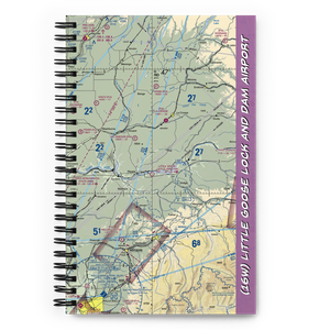 Little Goose Lock and Dam Airport (16W) VFR Sectional Notebook