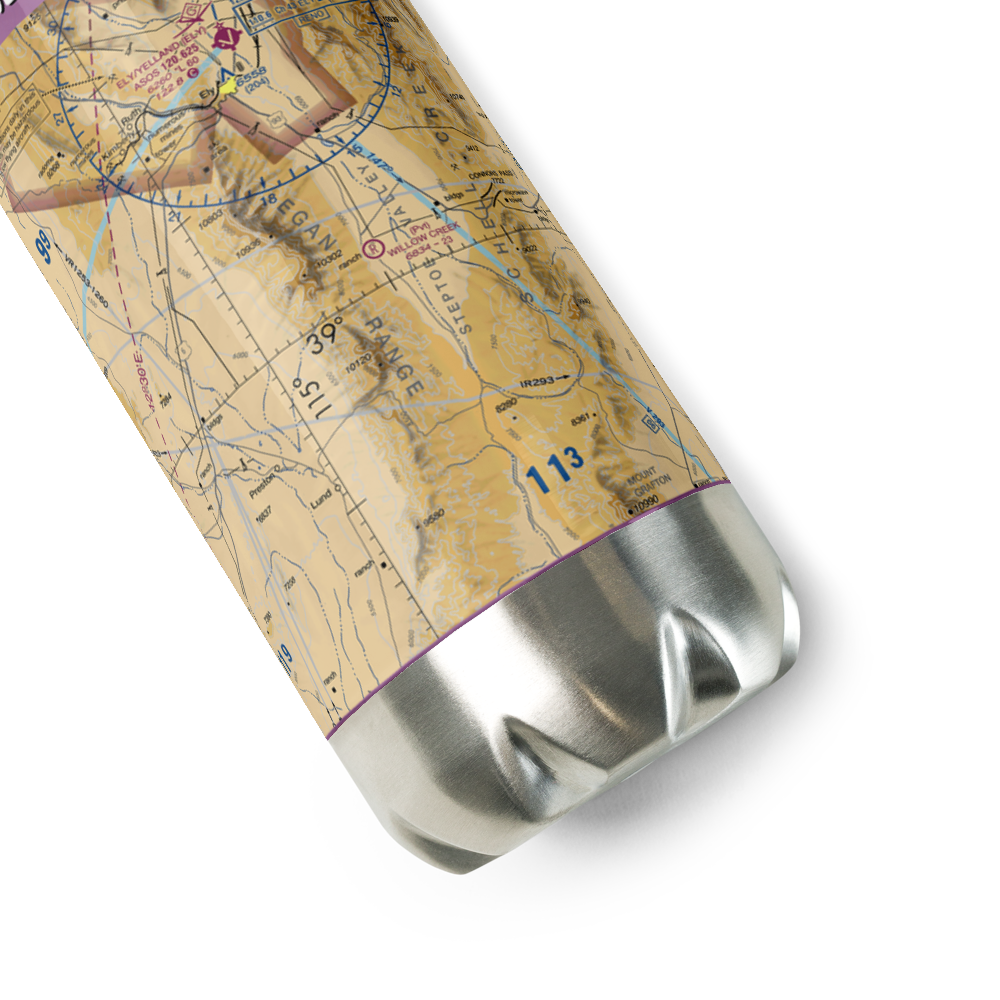 Willow Creek Trading Post Airport (NV99) VFR Sectional Water Bottle 
