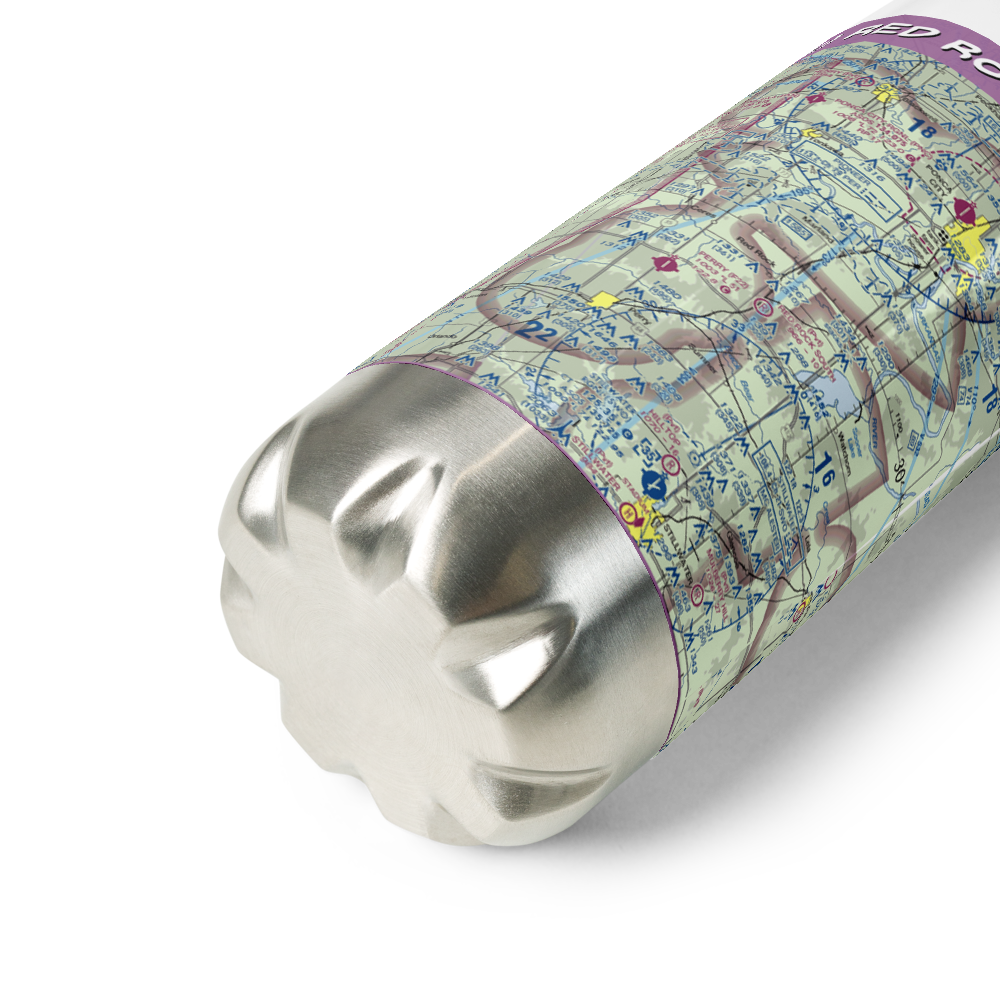 Red Rock South Airport (OL12) VFR Sectional Water Bottle 