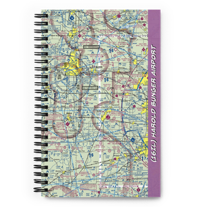 Harold Bunger Airport (16IL) VFR Sectional Notebook