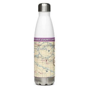 Gove County Airport (1QK) VFR Sectional Water Bottle