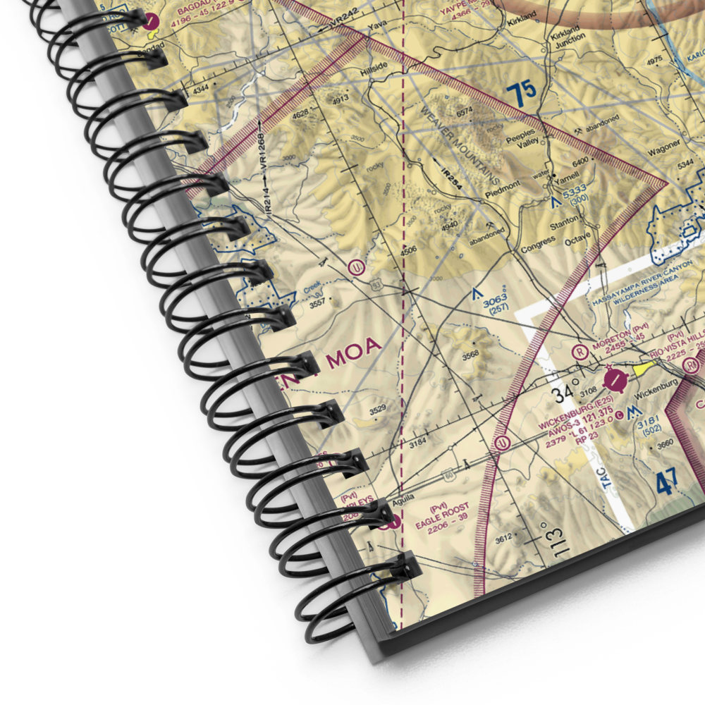 Yav'pe Ma'ta Airport (16AZ) VFR Sectional Notebook 