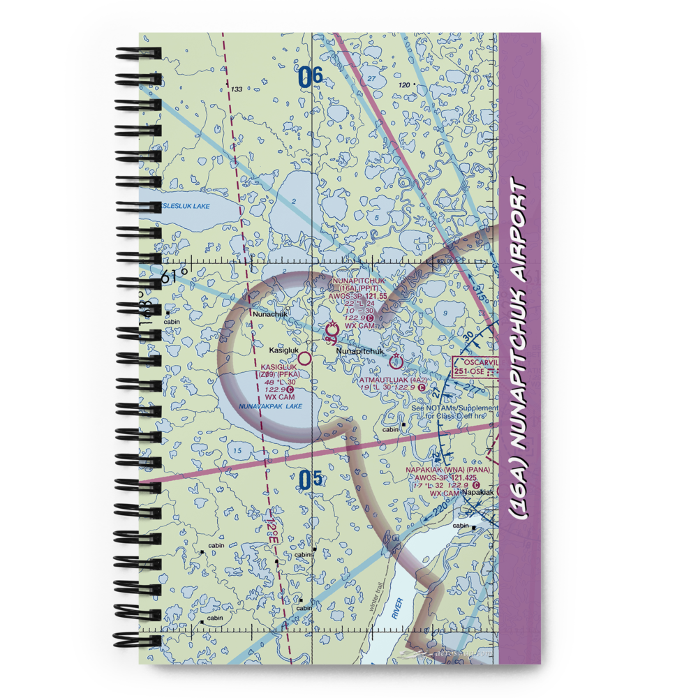 Nunapitchuk Airport (16A) VFR Sectional Notebook 
