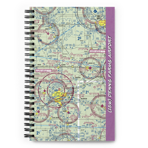 Dennis Farms Airport (15W) VFR Sectional Notebook