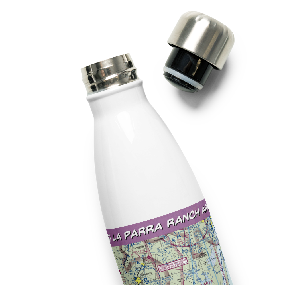 La Parra Ranch Airport (XS63) VFR Sectional Water Bottle 
