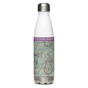 Jim Pettijohn Memorial Airport (7OK8) VFR Sectional Water Bottle