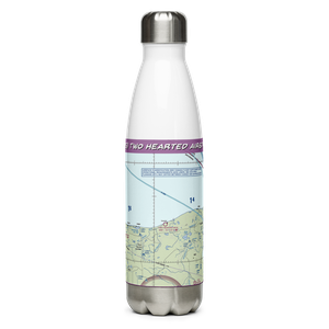 Two Hearted Airstrip (6Y5) VFR Sectional Water Bottle