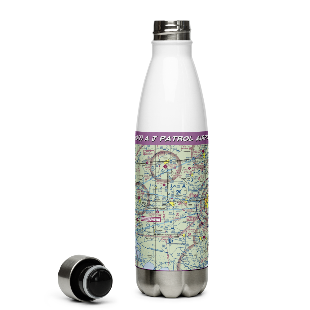 A J Patrol Airport (LS09) VFR Sectional Water Bottle 