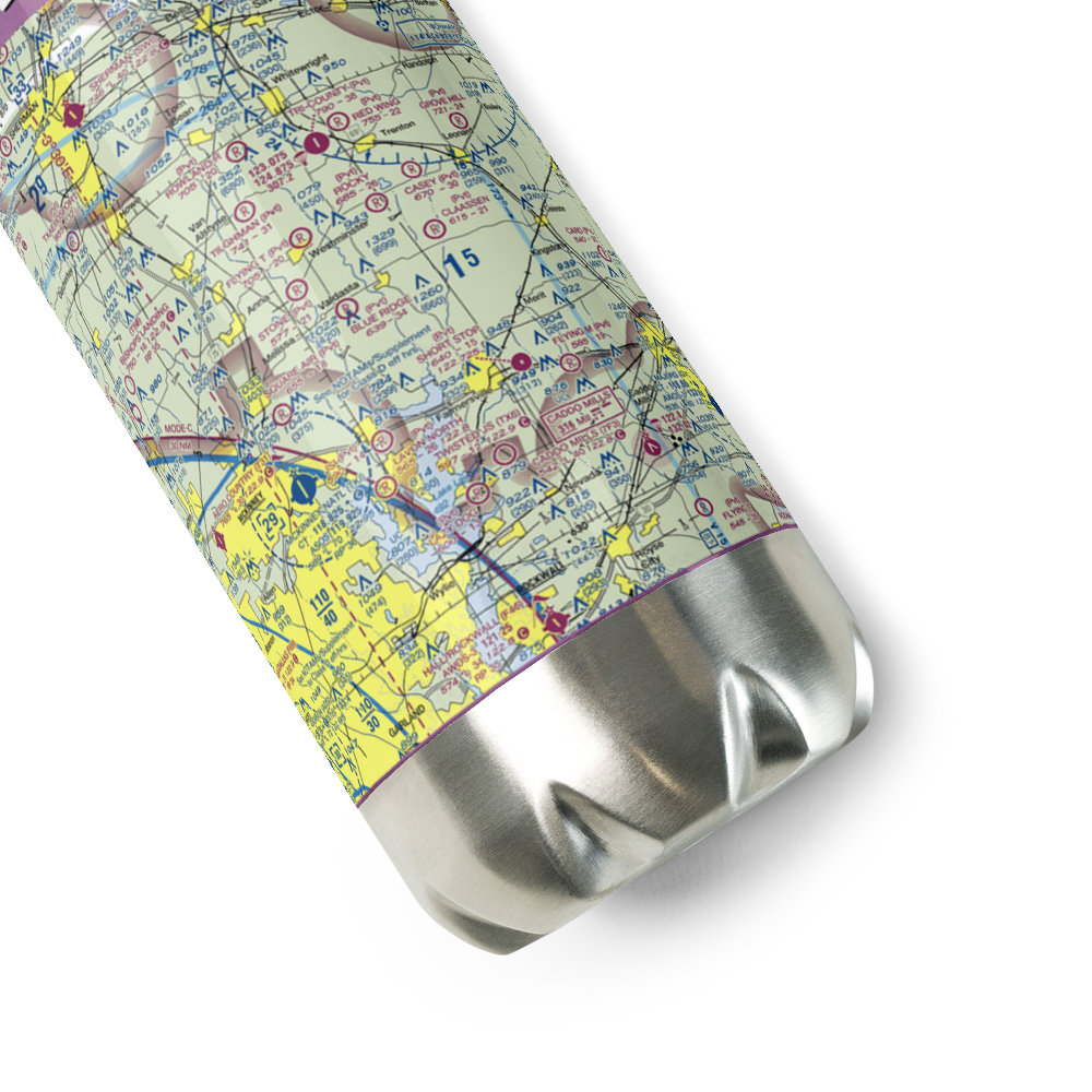 Blue Ridge Airport (99XS) VFR Sectional Water Bottle 