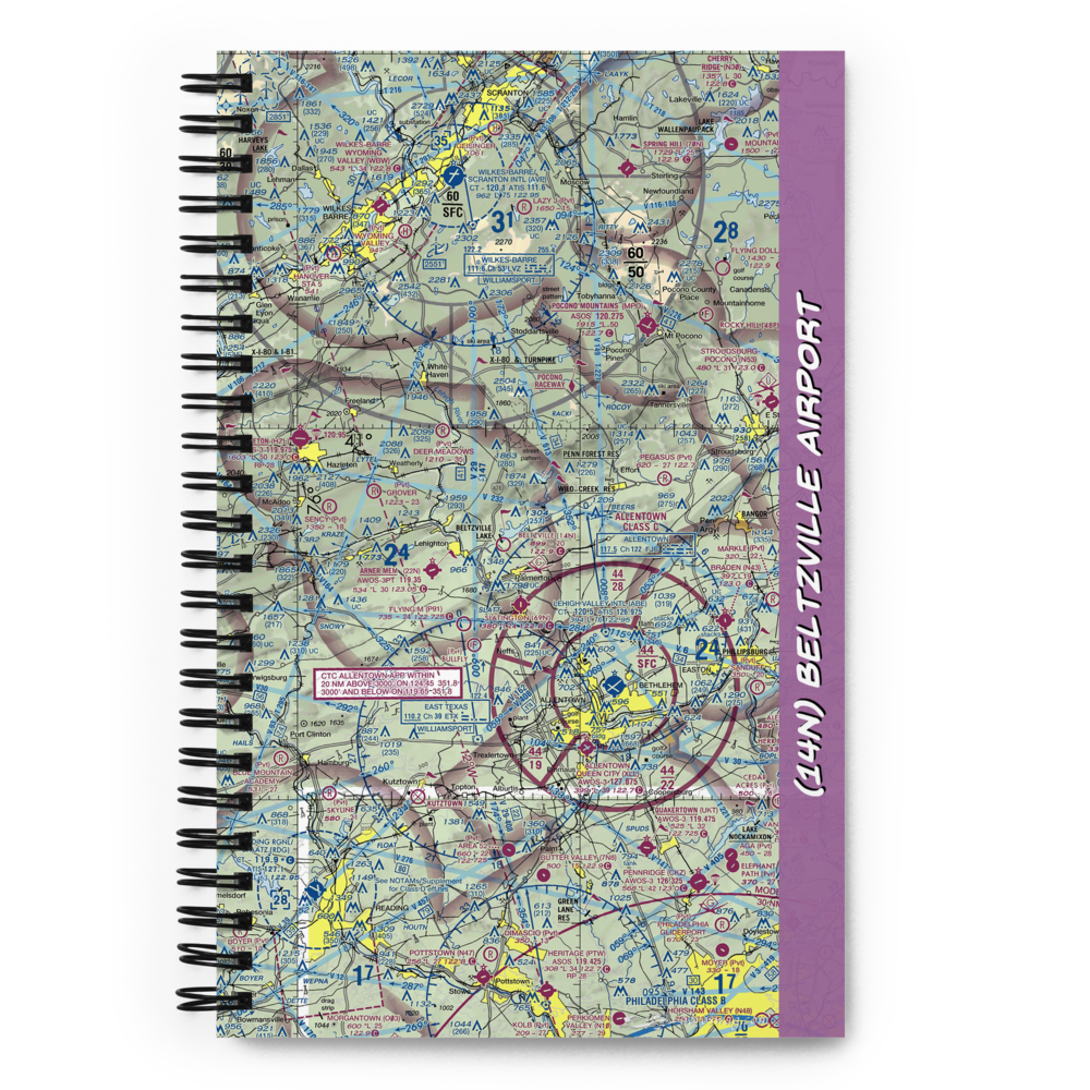 Beltzville Airport (14N) VFR Sectional Notebook 