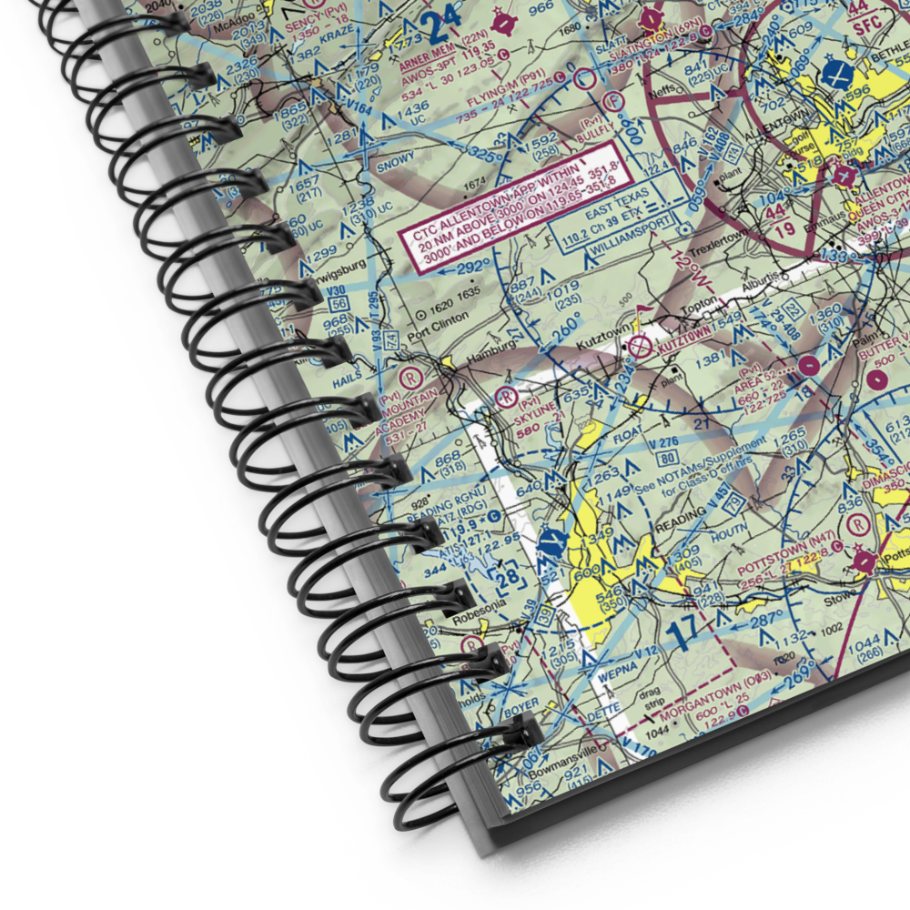 Beltzville Airport (14N) VFR Sectional Notebook 
