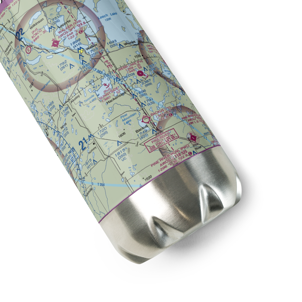 Sunnyside Seaplane Base (3MN5) VFR Sectional Water Bottle 