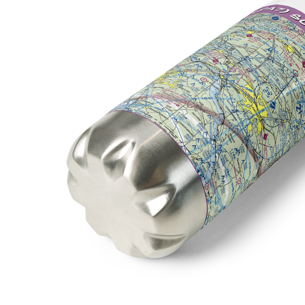 Sunburst Field (4PA7) VFR Sectional Water Bottle 