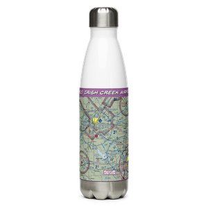 Irish Creek Airfield (SN51) VFR Sectional Water Bottle