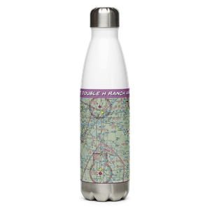 Double H Ranch Airport (OK40) VFR Sectional Water Bottle