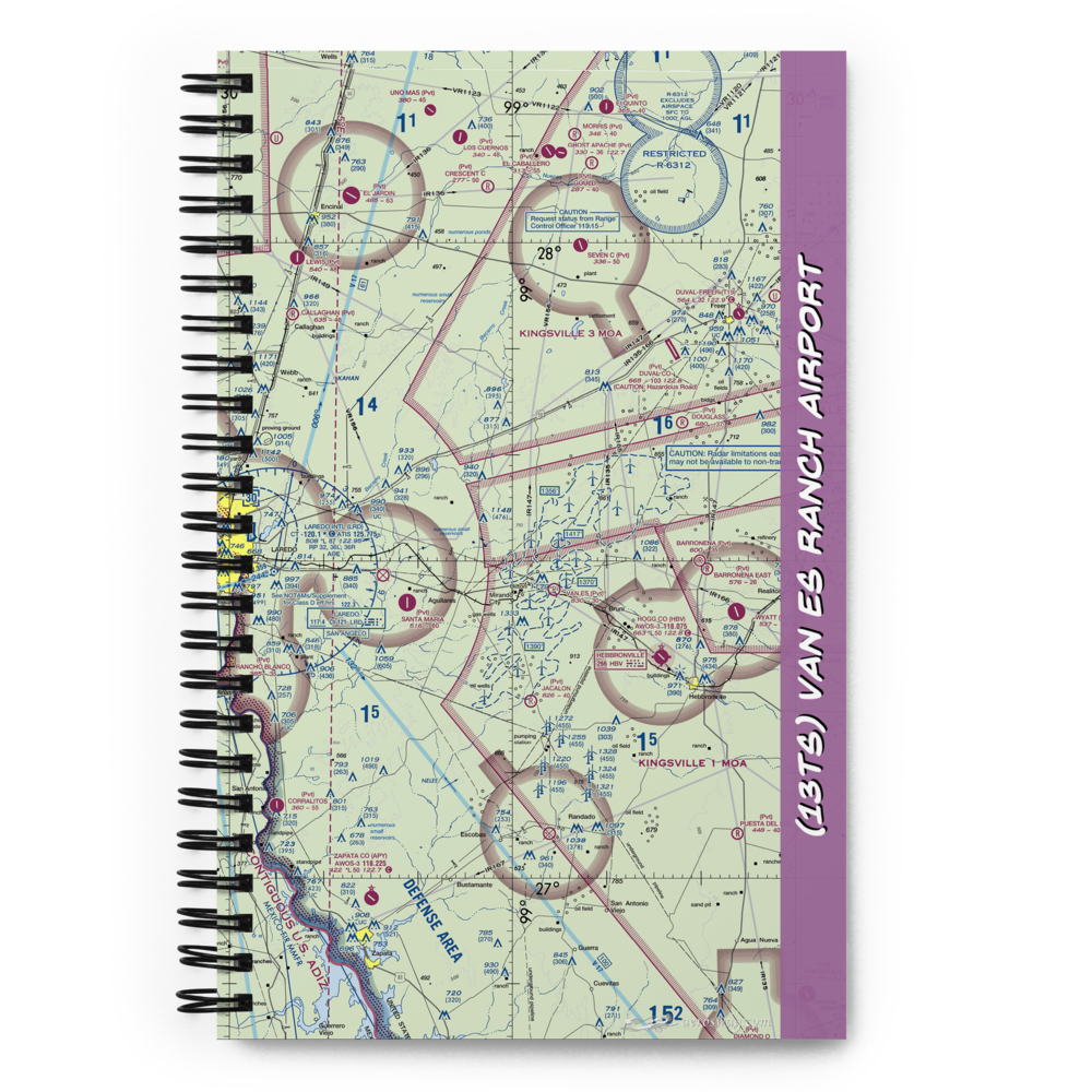 Van Es Ranch Airport (13TS) VFR Sectional Notebook 