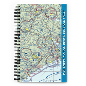 Oak Grove Marine Corps Outlying Field (13NC) VFR Sectional Notebook
