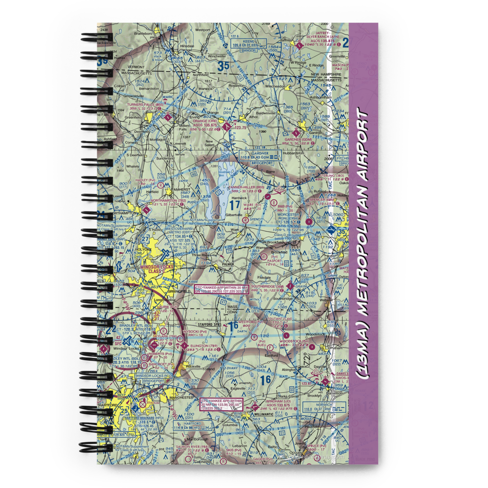 Metropolitan Airport (13MA) VFR Sectional Notebook 