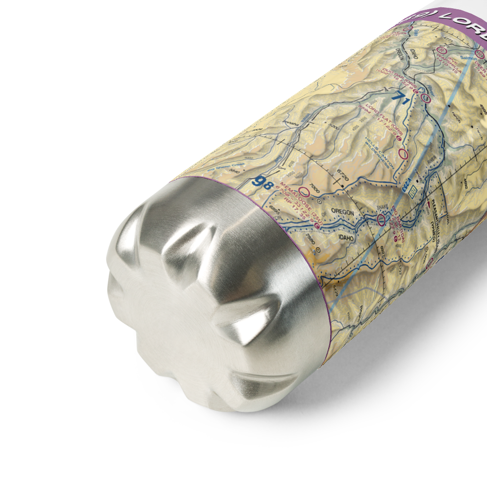 Lord Flat Airport (OR9) VFR Sectional Water Bottle 