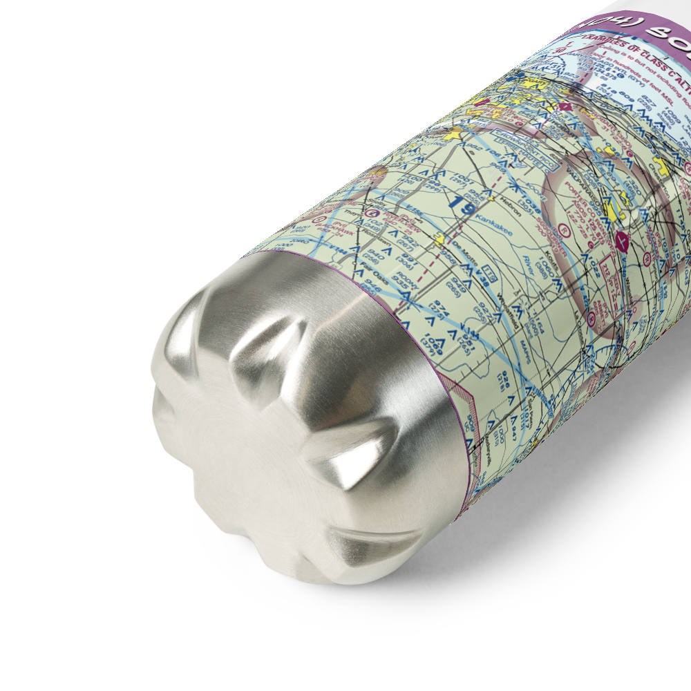 Sojourner Field (IN04) VFR Sectional Water Bottle 