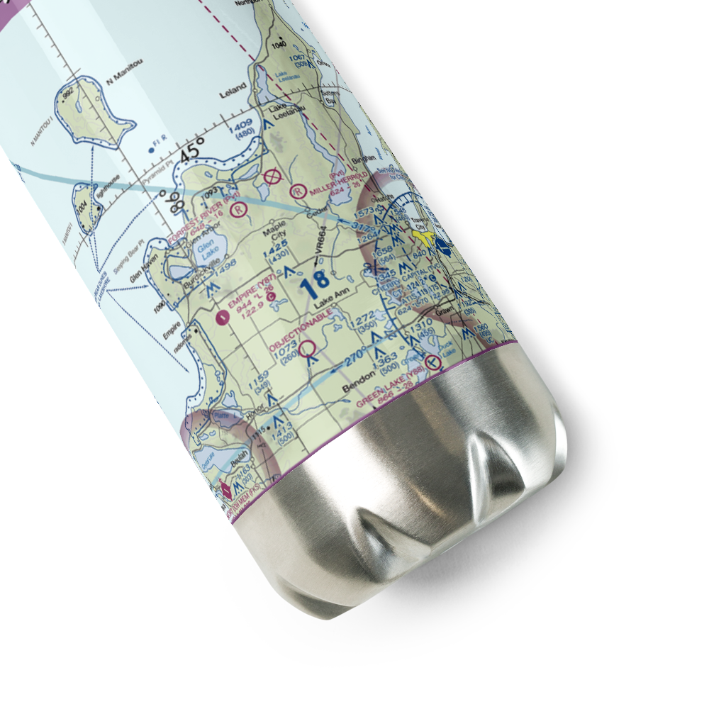 Forrest River Airport (MI02) VFR Sectional Water Bottle 