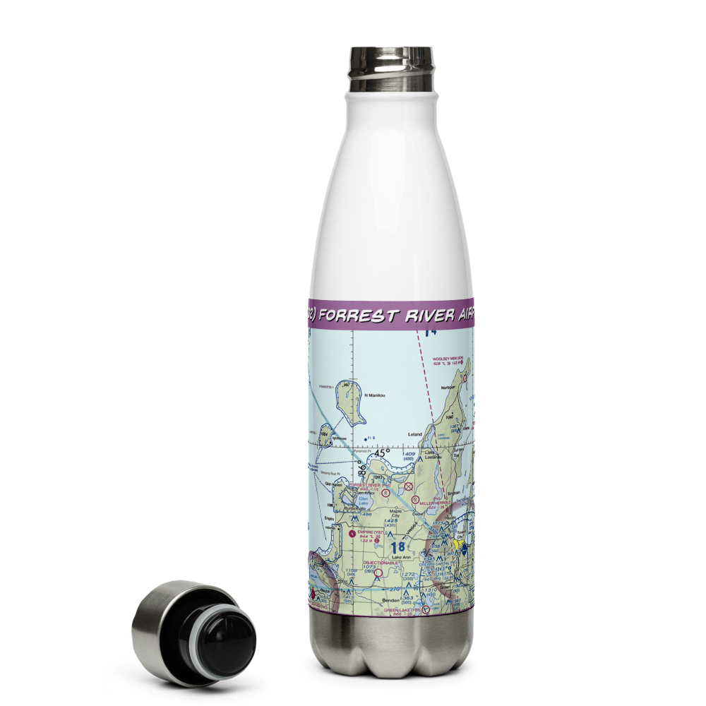Forrest River Airport (MI02) VFR Sectional Water Bottle 
