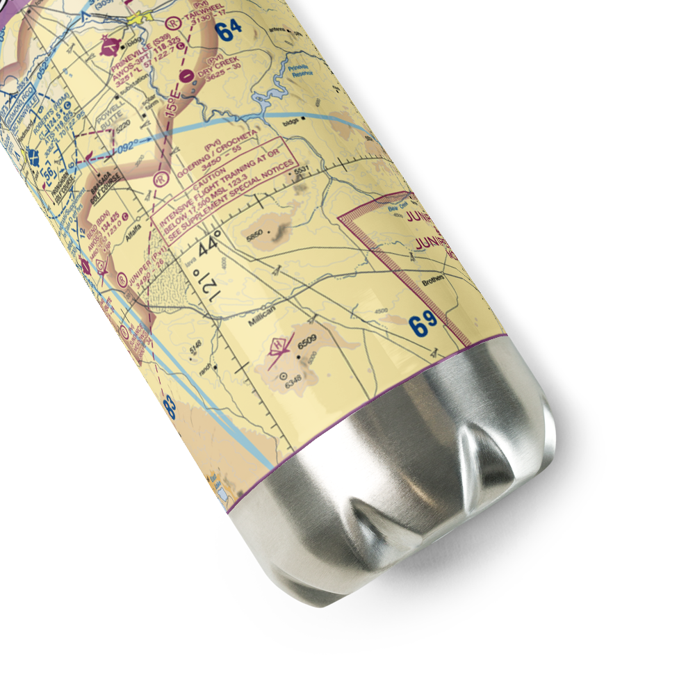 Agape Farm Airport (OR42) VFR Sectional Water Bottle 