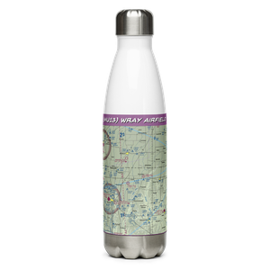 Wray Airfield (MU13) VFR Sectional Water Bottle