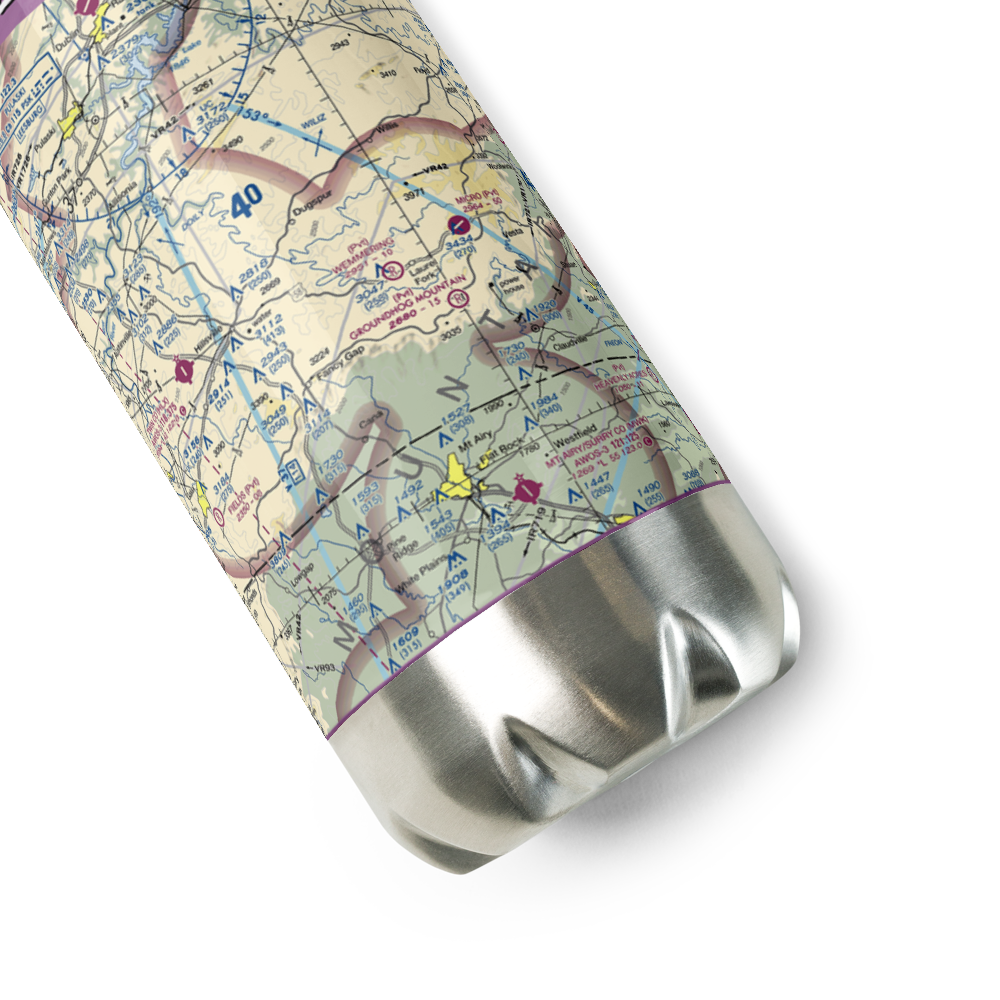 Wemmering Airport (57VA) VFR Sectional Water Bottle 