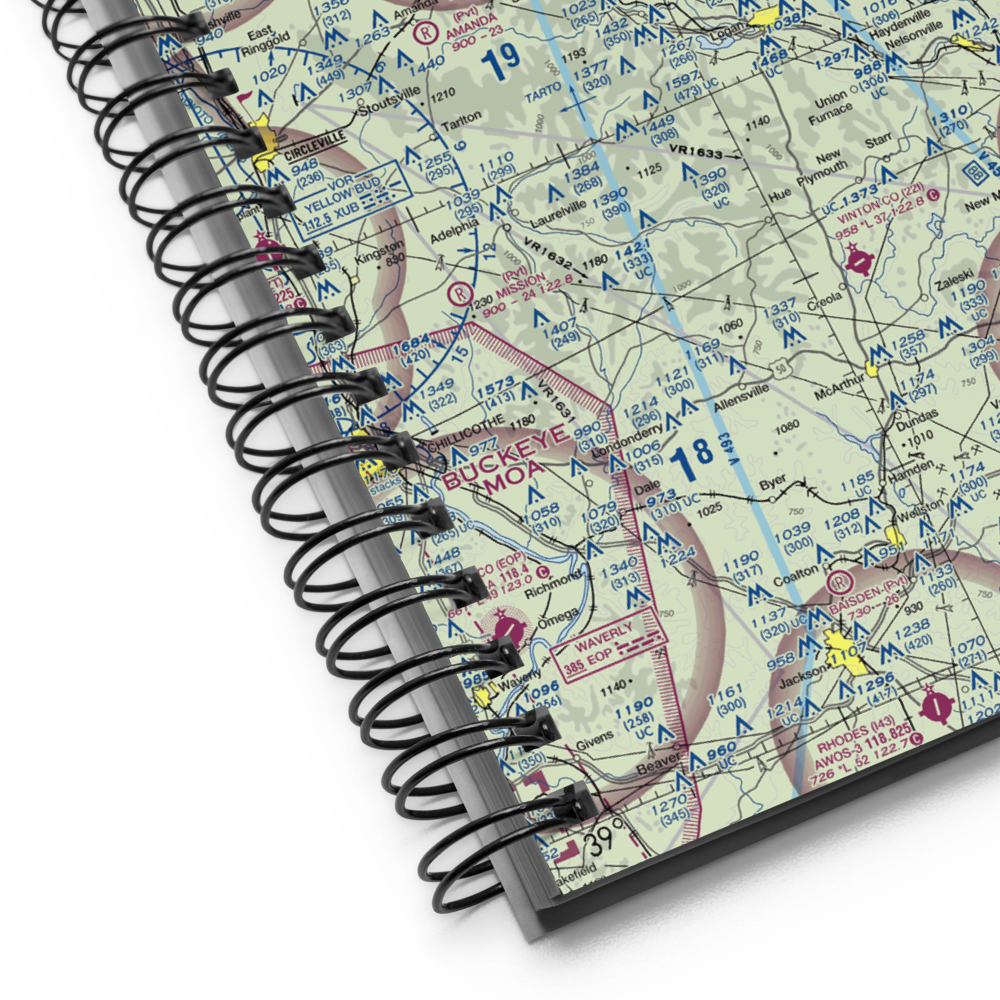 Hide-A-Way Hills Resort Airport (11OA) VFR Sectional Notebook 