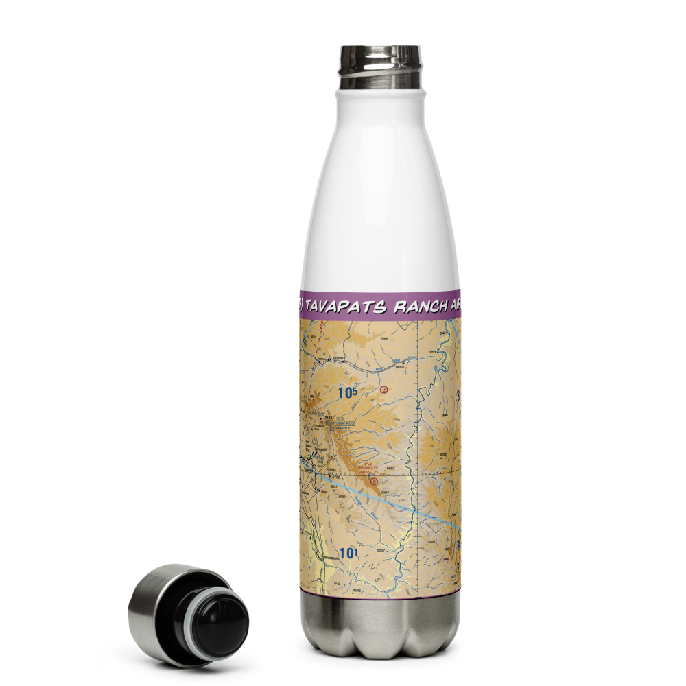 Tavapats Ranch Airport (UT09) VFR Sectional Water Bottle 