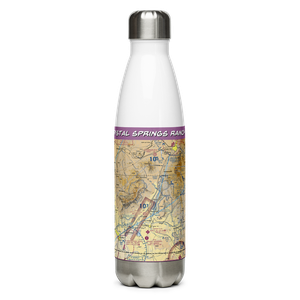 Crystal Springs Ranch Airport (UT54) VFR Sectional Water Bottle