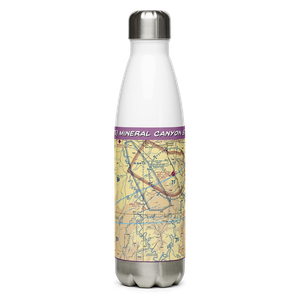 Mineral Canyon Strip (UT75) VFR Sectional Water Bottle