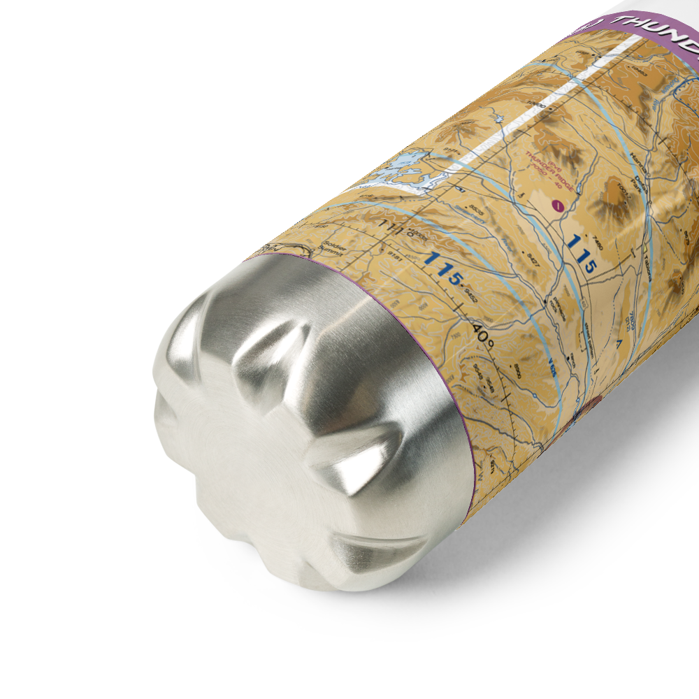 Thunder Ridge Airpark (UT83) VFR Sectional Water Bottle 