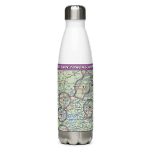 Twin Towers Airport (VA25) VFR Sectional Water Bottle