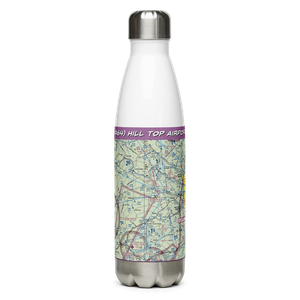 Hill Top Airport (VA64) VFR Sectional Water Bottle