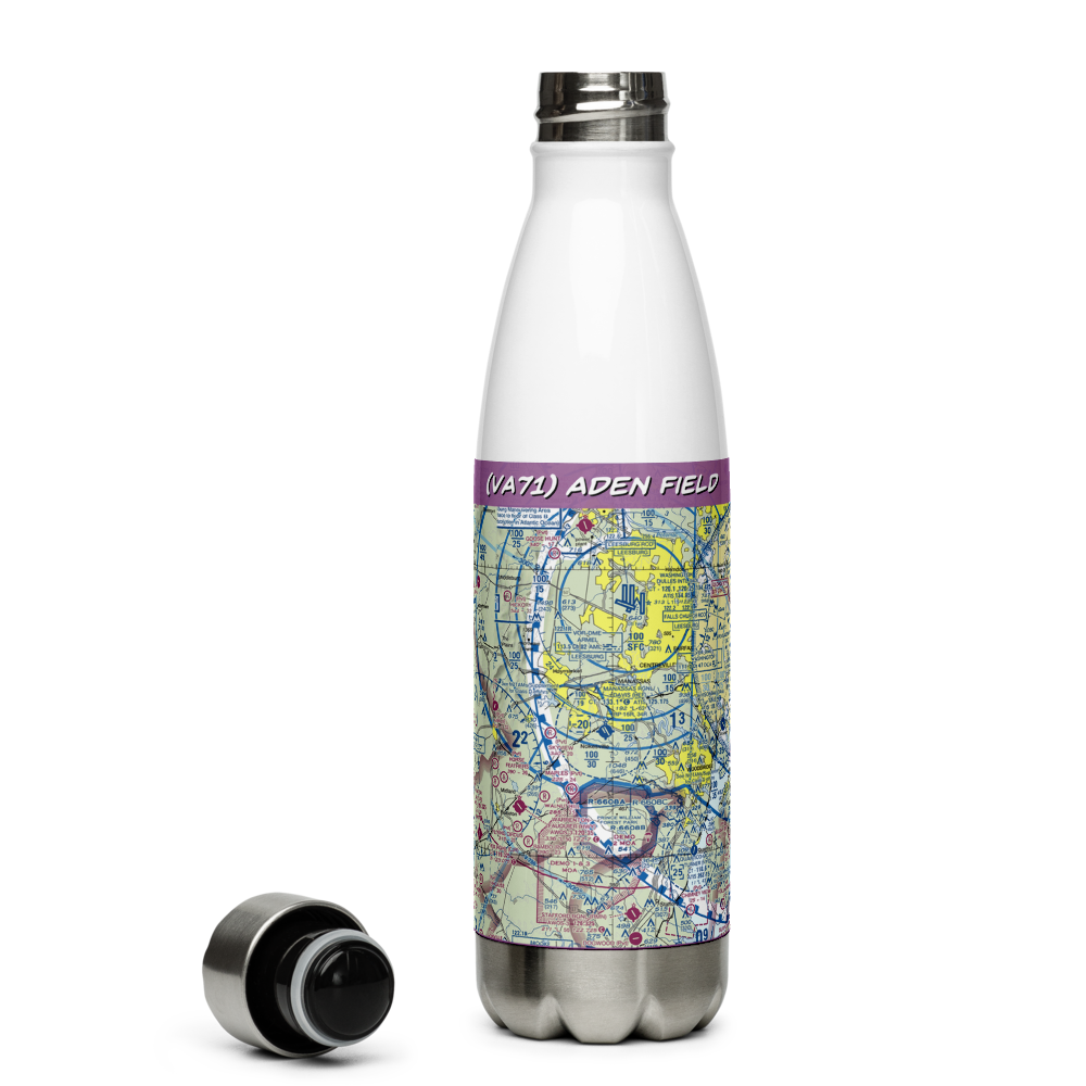 Aden Field (VA71) VFR Sectional Water Bottle 