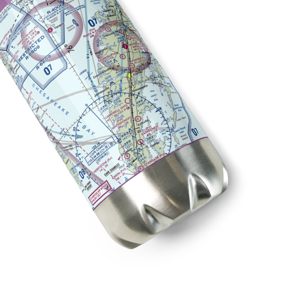 Chance Airport (VA89) VFR Sectional Water Bottle 