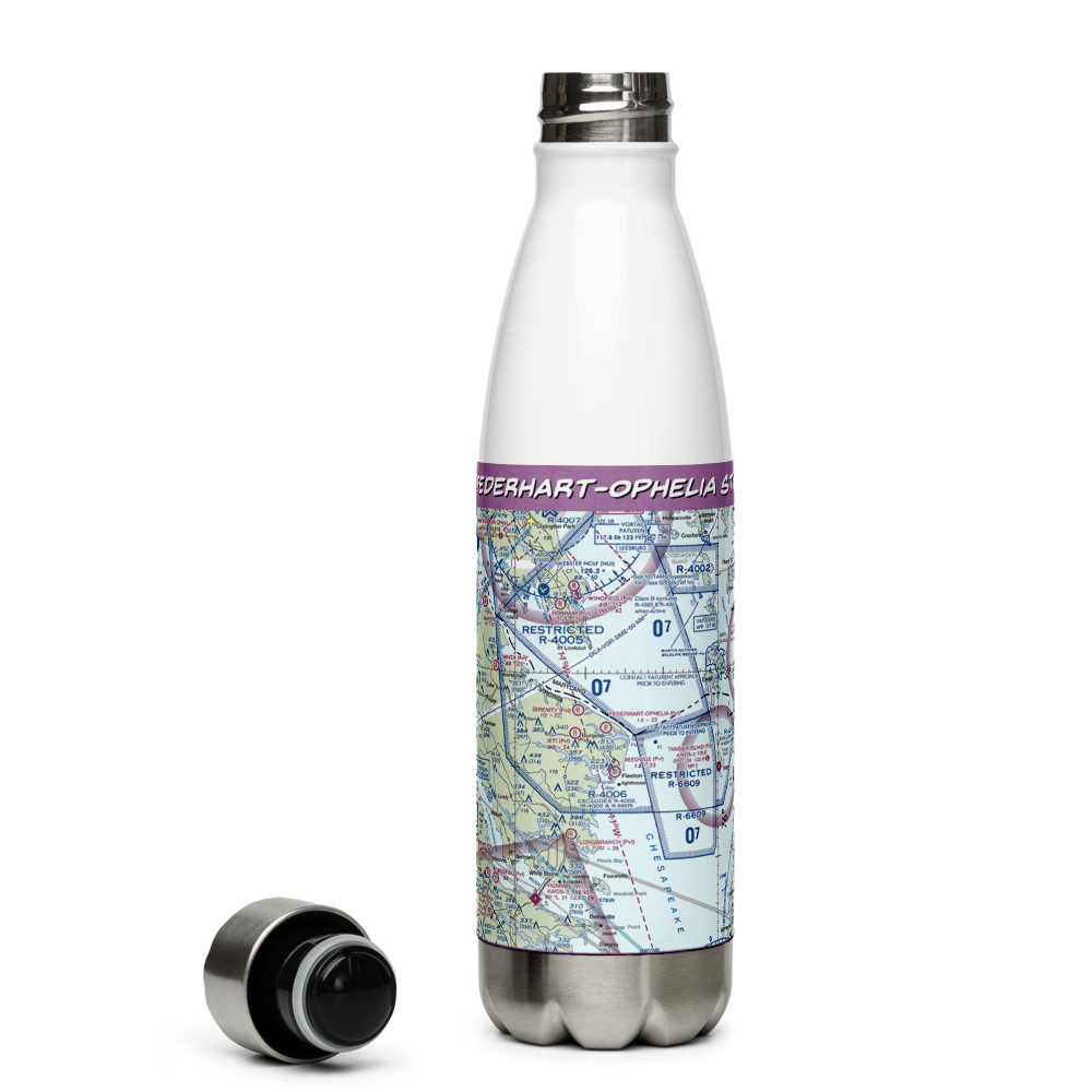 Federhart-Ophelia STOLport (VA99) VFR Sectional Water Bottle 