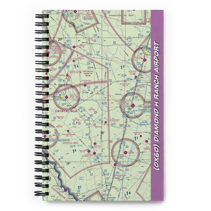 Diamond H Ranch Airport (0XS0) VFR Sectional Notebook
