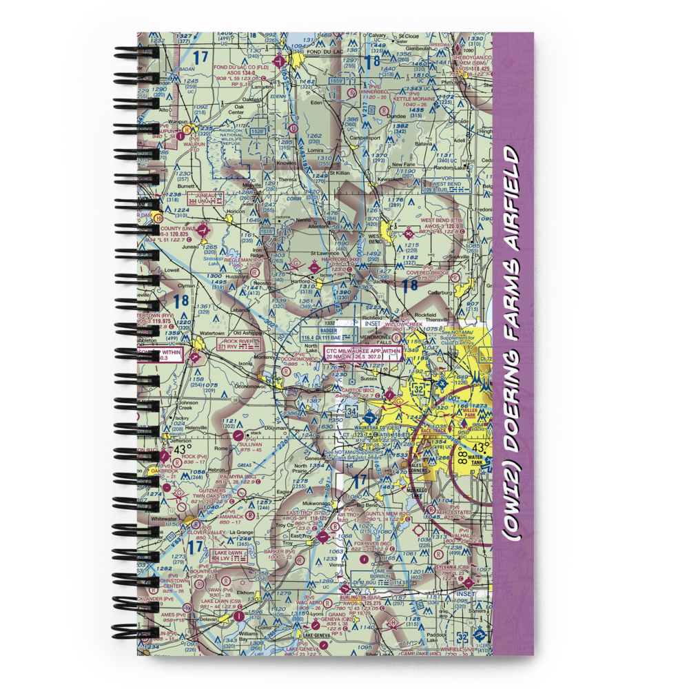 Doering Farms Airfield (0WI2) VFR Sectional Notebook 
