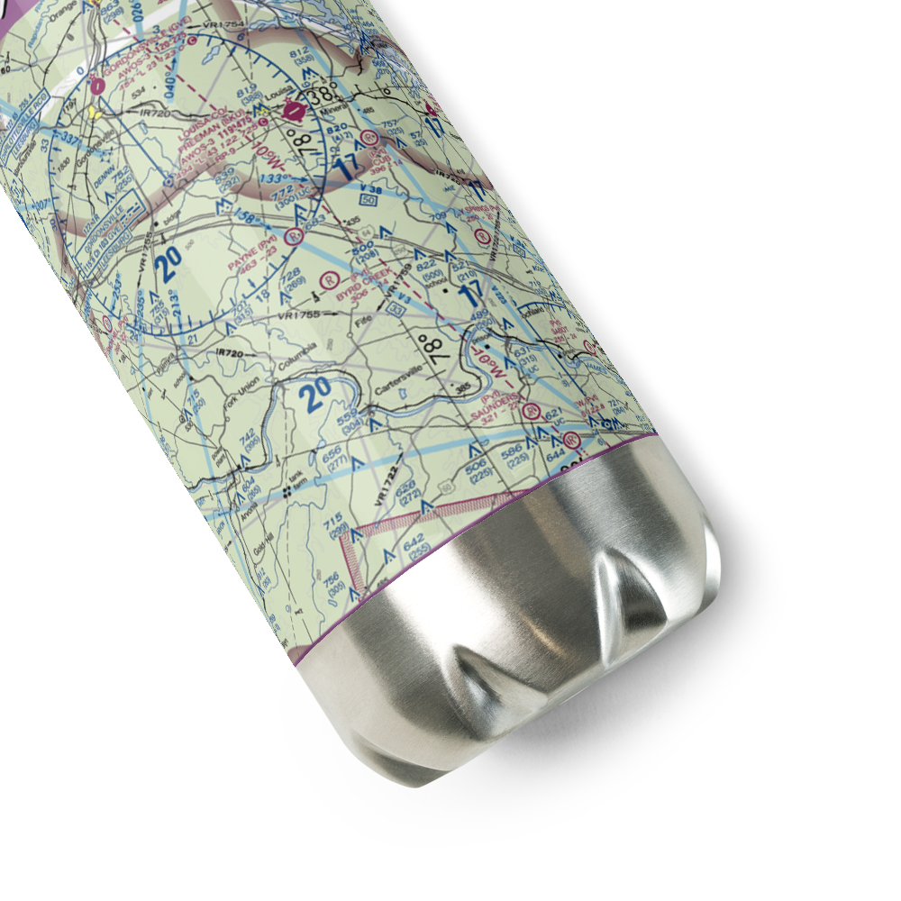 Payne Airport (VG05) VFR Sectional Water Bottle 
