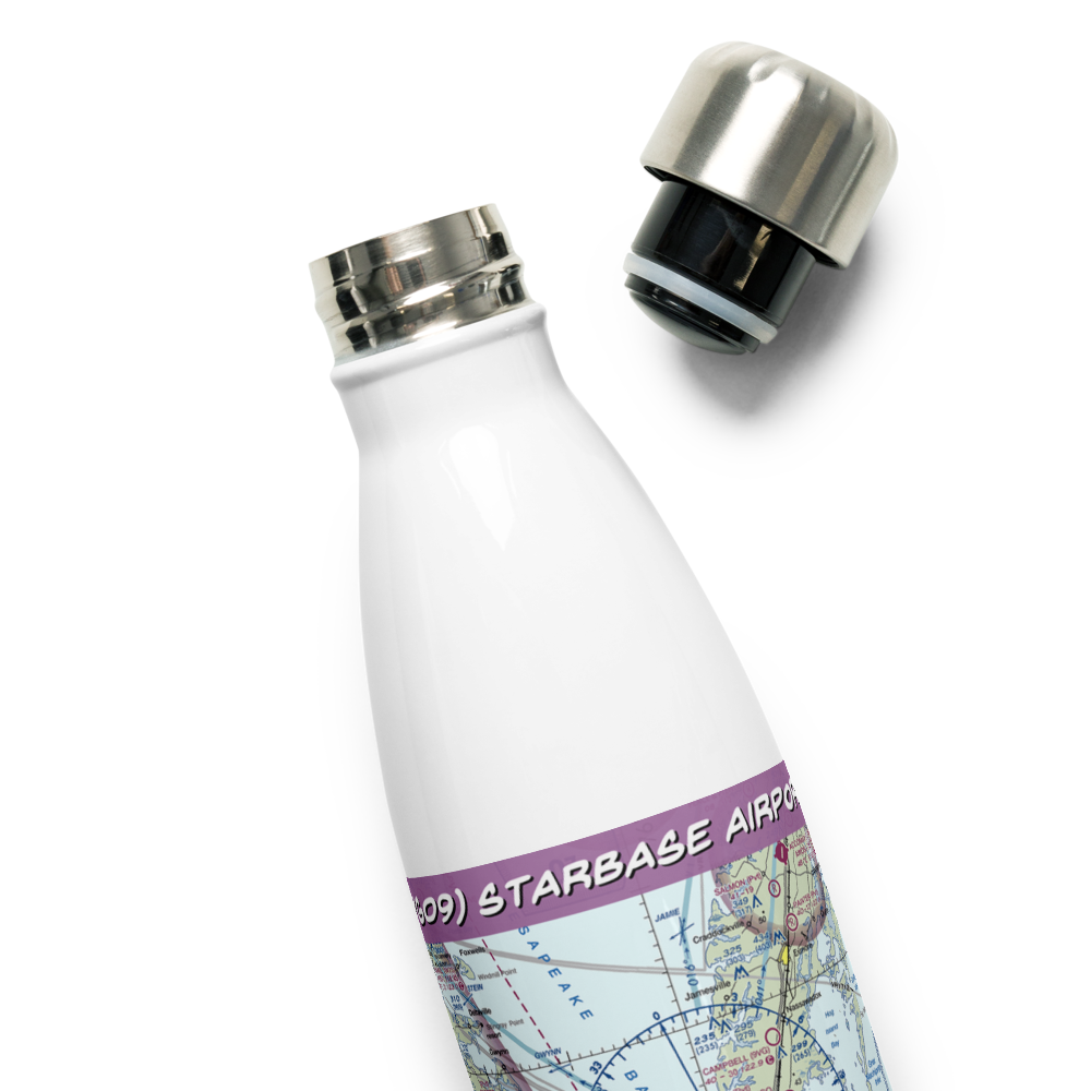 Starbase Airport (VG09) VFR Sectional Water Bottle 