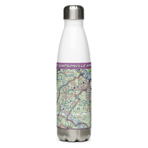 Simpsonville Airport (VG12) VFR Sectional Water Bottle