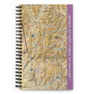 Landmark US Forest Service Airport (0U0) VFR Sectional Notebook