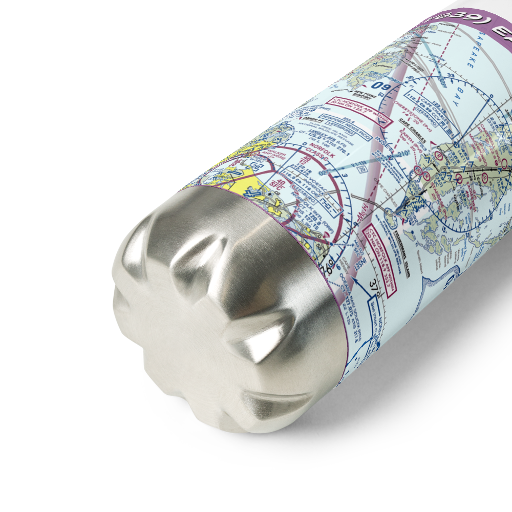 Earth Airport (VG39) VFR Sectional Water Bottle 