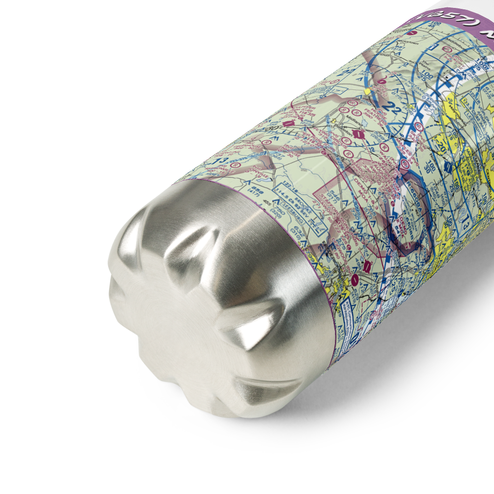 Maples Field (VG57) VFR Sectional Water Bottle 