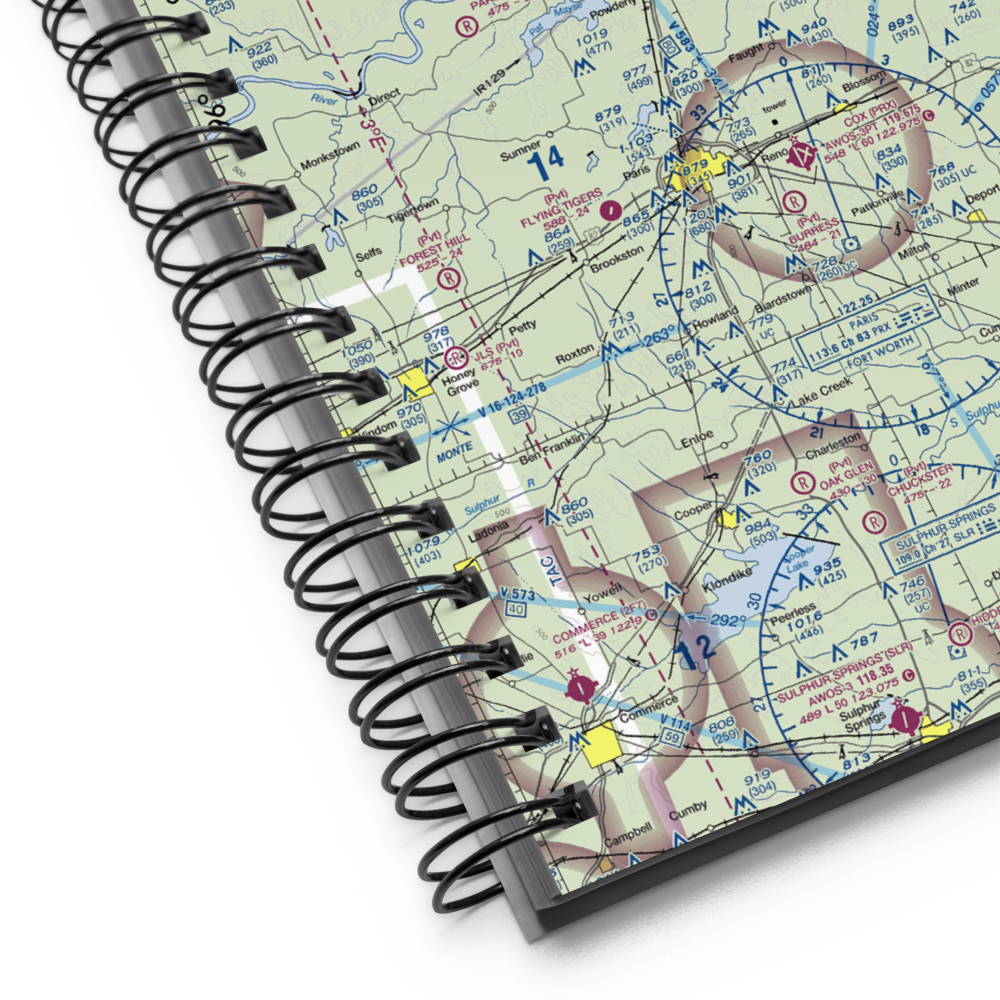Womack Plantation Airport (0TA8) VFR Sectional Notebook 