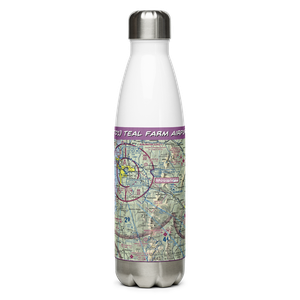 Teal Farm Airport (VT01) VFR Sectional Water Bottle