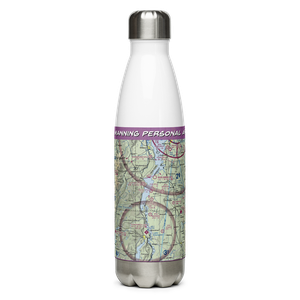 Manning Personal Airstrip (VT10) VFR Sectional Water Bottle